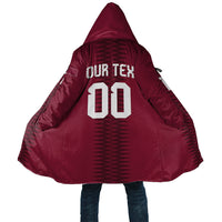Custom Qatar 2026 World Football Cloak Maroon Version