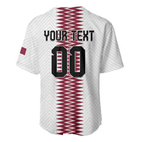 Custom Qatar 2026 World Football Baseball Jersey White Version