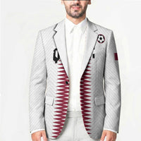 Custom Qatar 2026 World Football Blazer White Version