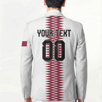 Custom Qatar 2026 World Football Blazer White Version