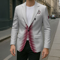 Custom Qatar 2026 World Football Blazer White Version