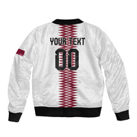 Custom Qatar 2026 World Football Bomber Jacket White Version