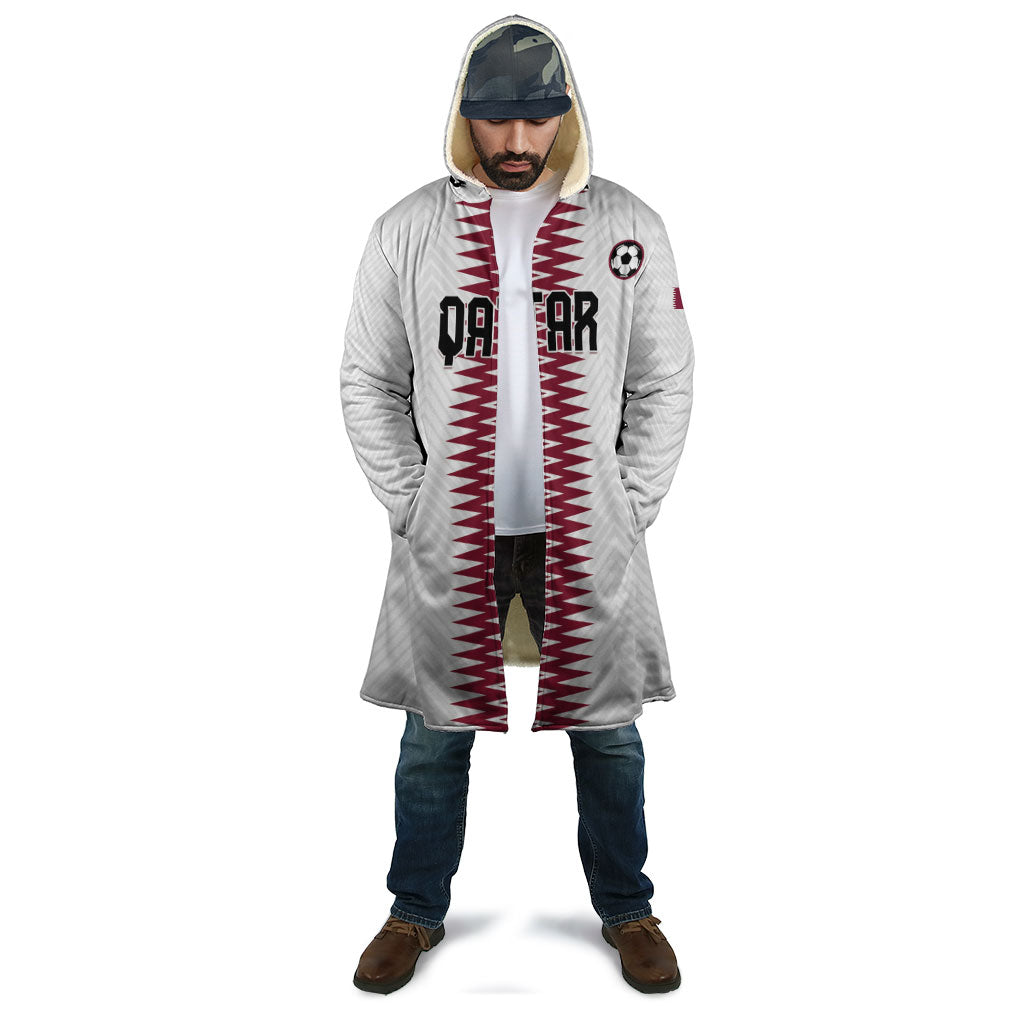 Custom Qatar 2026 World Football Cloak White Version