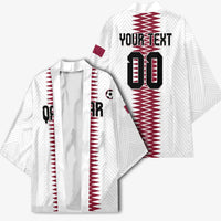 Custom Qatar 2026 World Football Kimono White Version