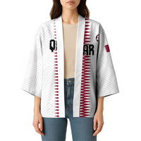 Custom Qatar 2026 World Football Kimono White Version