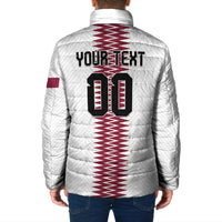 Custom Qatar 2026 World Football Padded Jacket White Version