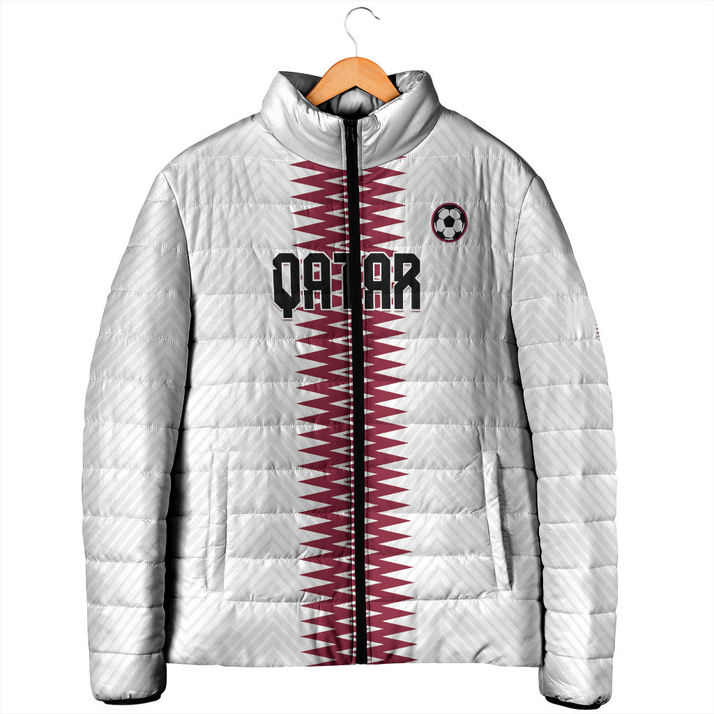 Custom Qatar 2026 World Football Padded Jacket White Version