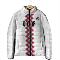 Custom Qatar 2026 World Football Padded Jacket White Version
