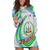 Custom 27 June Djibouti Independence Day Hoodie Dress Jabuuti Emblem Mix Islamic Pattern - Wonder Print Shop