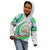 Custom 27 June Djibouti Independence Day Kid Hoodie Jabuuti Emblem Mix Islamic Pattern - Wonder Print Shop