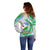 Custom 27 June Djibouti Independence Day Off Shoulder Sweater Jabuuti Emblem Mix Islamic Pattern - Wonder Print Shop