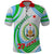 Custom 27 June Djibouti Independence Day Polo Shirt Jabuuti Emblem Mix Islamic Pattern - Wonder Print Shop