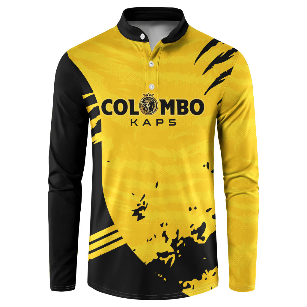 Custom Colombo Cricket Kaps Button Sweatshirt Go Champions
