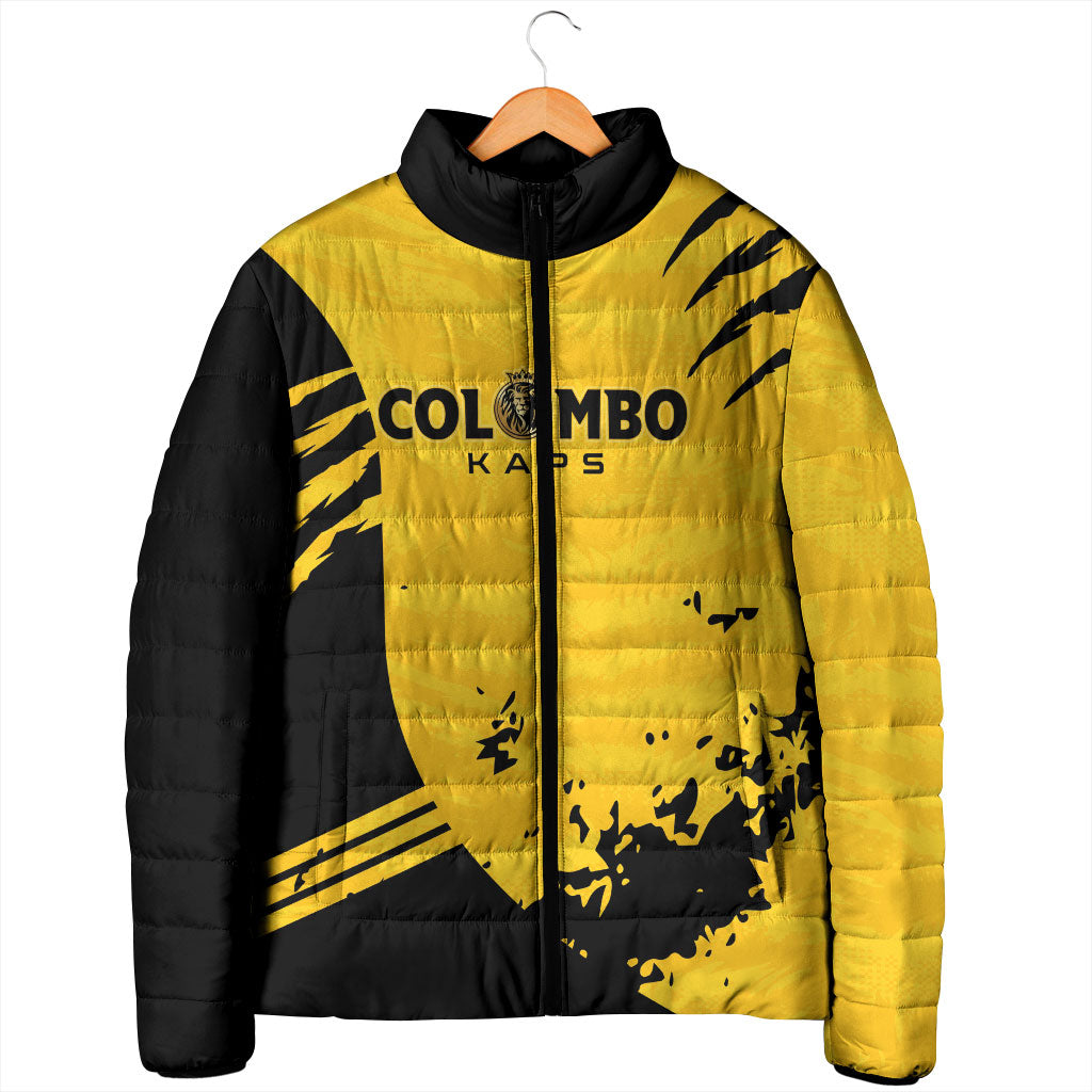 Custom Colombo Cricket Kaps Padded Jacket Go Champions