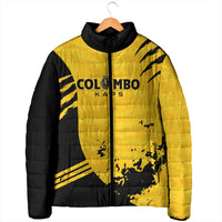 Custom Colombo Cricket Kaps Padded Jacket Go Champions