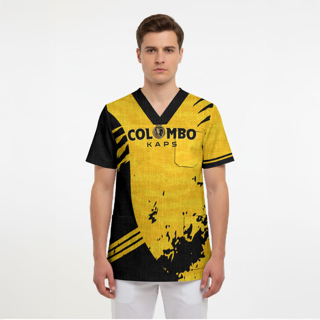 Custom Colombo Cricket Kaps Scrub Top Go Champions