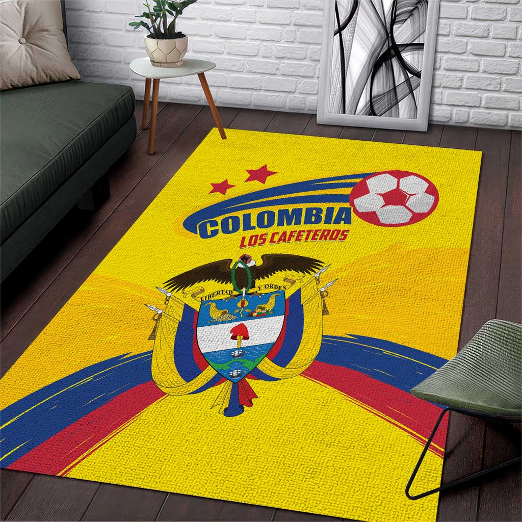 Colombia 2024 Football Champions Area Rug Todos Somos Colombia - Wonder Print Shop