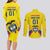 Colombia 2024 Football Champions Couples Matching Long Sleeve Bodycon Dress and Long Sleeve Button Shirt Todos Somos Colombia - Wonder Print Shop