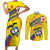 Colombia 2024 Football Champions Couples Matching Short Sleeve Bodycon Dress and Long Sleeve Button Shirt Todos Somos Colombia - Wonder Print Shop