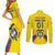 Colombia 2024 Football Champions Couples Matching Short Sleeve Bodycon Dress and Long Sleeve Button Shirt Todos Somos Colombia - Wonder Print Shop