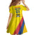 Colombia 2024 Football Champions Family Matching Long Sleeve Bodycon Dress and Hawaiian Shirt Todos Somos Colombia - Wonder Print Shop