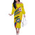 Colombia 2024 Football Champions Family Matching Off The Shoulder Long Sleeve Dress and Hawaiian Shirt Todos Somos Colombia - Wonder Print Shop