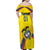 Colombia 2024 Football Champions Family Matching Off Shoulder Maxi Dress and Hawaiian Shirt Todos Somos Colombia - Wonder Print Shop