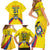 Colombia 2024 Football Champions Family Matching Short Sleeve Bodycon Dress and Hawaiian Shirt Todos Somos Colombia - Wonder Print Shop