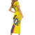 Colombia 2024 Football Champions Family Matching Short Sleeve Bodycon Dress and Hawaiian Shirt Todos Somos Colombia - Wonder Print Shop