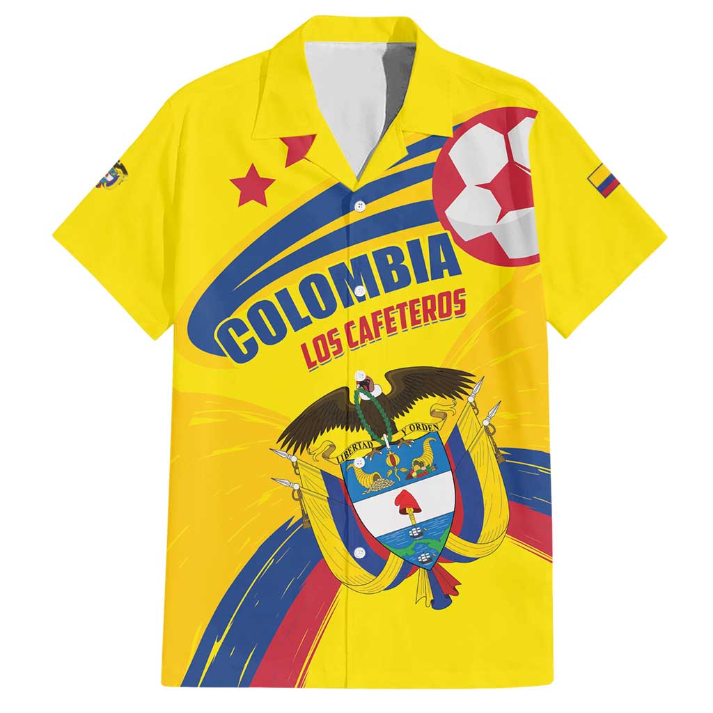 Colombia 2024 Football Champions Hawaiian Shirt Todos Somos Colombia - Wonder Print Shop