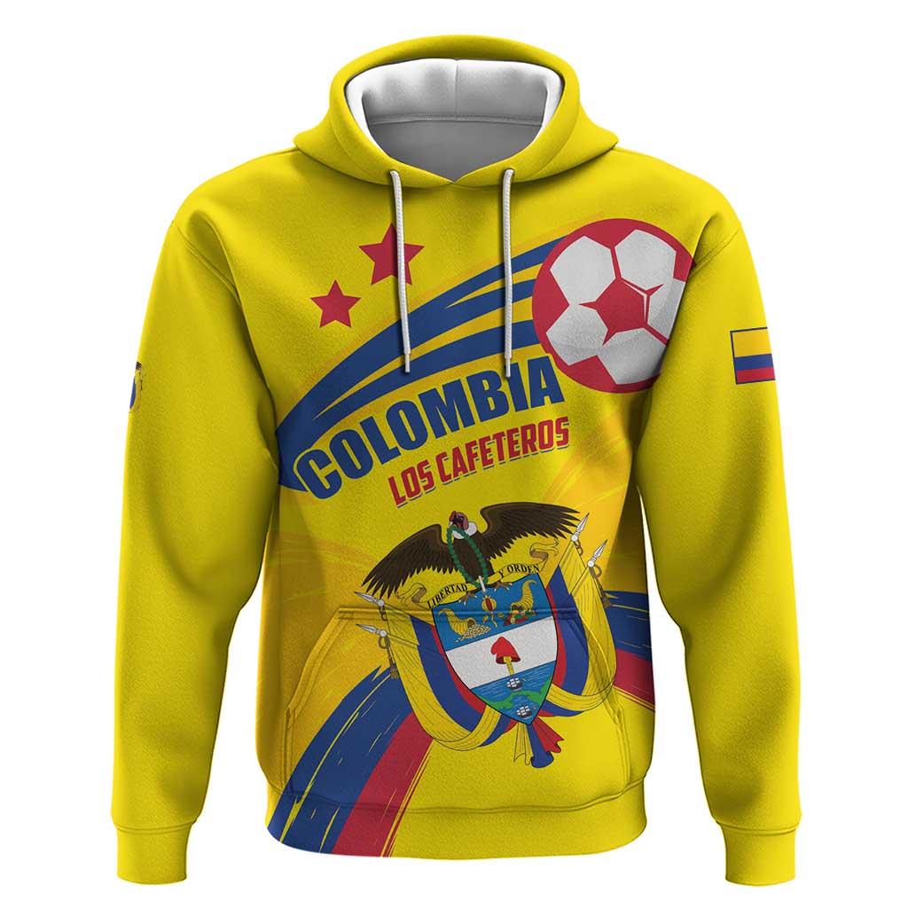 Colombia 2024 Football Champions Hoodie Todos Somos Colombia - Wonder Print Shop