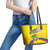 Colombia 2024 Football Champions Leather Tote Bag Todos Somos Colombia - Wonder Print Shop