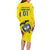 Colombia 2024 Football Champions Long Sleeve Bodycon Dress Todos Somos Colombia - Wonder Print Shop