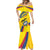 Colombia 2024 Football Champions Mermaid Dress Todos Somos Colombia - Wonder Print Shop