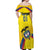 Colombia 2024 Football Champions Off Shoulder Maxi Dress Todos Somos Colombia - Wonder Print Shop