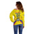 Colombia 2024 Football Champions Off Shoulder Sweater Todos Somos Colombia - Wonder Print Shop