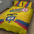 Colombia 2024 Football Champions Quilt Bed Set Todos Somos Colombia - Wonder Print Shop