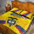 Colombia 2024 Football Champions Quilt Bed Set Todos Somos Colombia - Wonder Print Shop