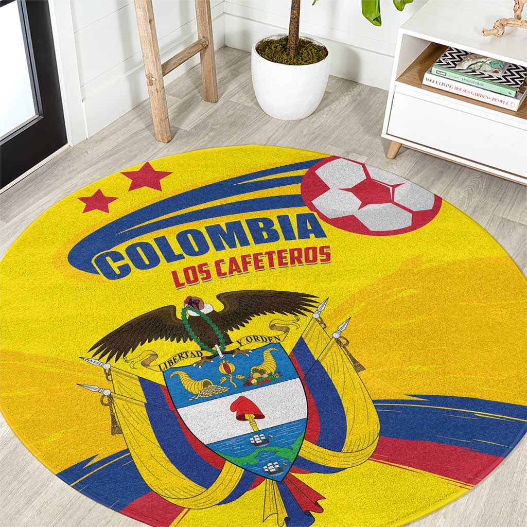 Colombia 2024 Football Champions Round Carpet Todos Somos Colombia