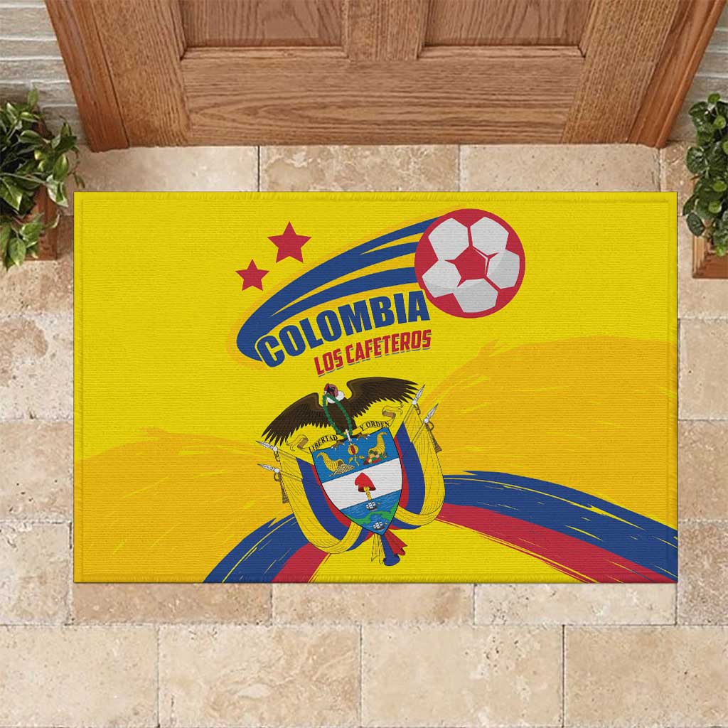 Colombia 2024 Football Champions Rubber Doormat Todos Somos Colombia - Wonder Print Shop