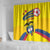 Colombia 2024 Football Champions Shower Curtain Todos Somos Colombia