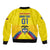 Colombia 2024 Football Champions Sleeve Zip Bomber Jacket Todos Somos Colombia - Wonder Print Shop