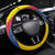 Colombia 2024 Football Champions Steering Wheel Cover Todos Somos Colombia - Wonder Print Shop