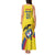 Colombia 2024 Football Champions Tank Maxi Dress Todos Somos Colombia - Wonder Print Shop