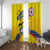 Colombia 2024 Football Champions Window Curtain Todos Somos Colombia - Wonder Print Shop