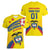 Colombia 2024 Football Champions Women V-Neck T-Shirt Todos Somos Colombia - Wonder Print Shop