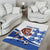 England 2024 Football Area Rug Three Lions Go Champions - Wonder Print Shop