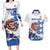 England 2024 Football Couples Matching Long Sleeve Bodycon Dress and Hawaiian Shirt Three Lions Go Champions - Wonder Print Shop