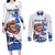 England 2024 Football Couples Matching Long Sleeve Bodycon Dress and Long Sleeve Button Shirt Three Lions Go Champions - Wonder Print Shop