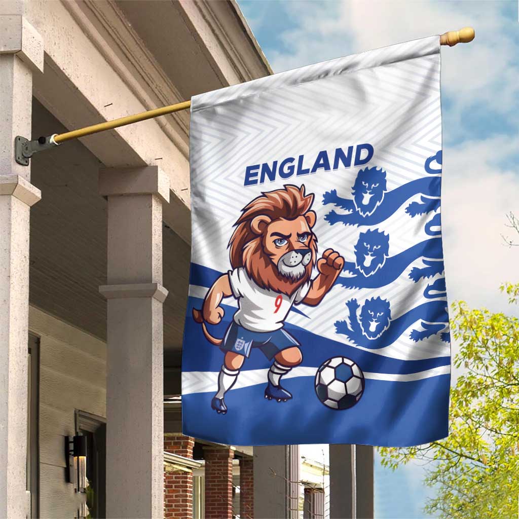 England 2024 Football Garden Flag Three Lions Go Champions - Wonder Print Shop